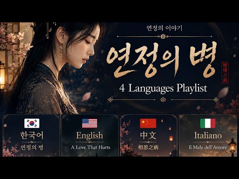 ​🎧[PLAYLIST] 09 ☔ 연정의 병 | 한국어·영어·중국어·이탈리아어 감성 플레이리스트 