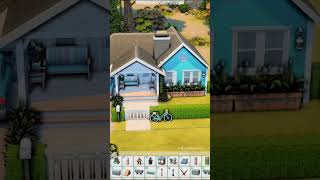 Turquoise Breeze Cottage - Part 3 ( Exterior ) #sims4 #thesims4 #sims4asmr #sims4build #sims4house