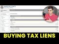How to buy tax liens step by step walkthrough