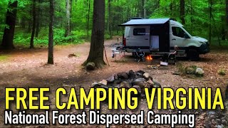 YES VIRGINIA… FREE GREAT CAMPING // Overlanding George Washington National Forest In Revel (1of3)