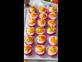 Easy Beet-Dyed Deviled Eggs for Easter!