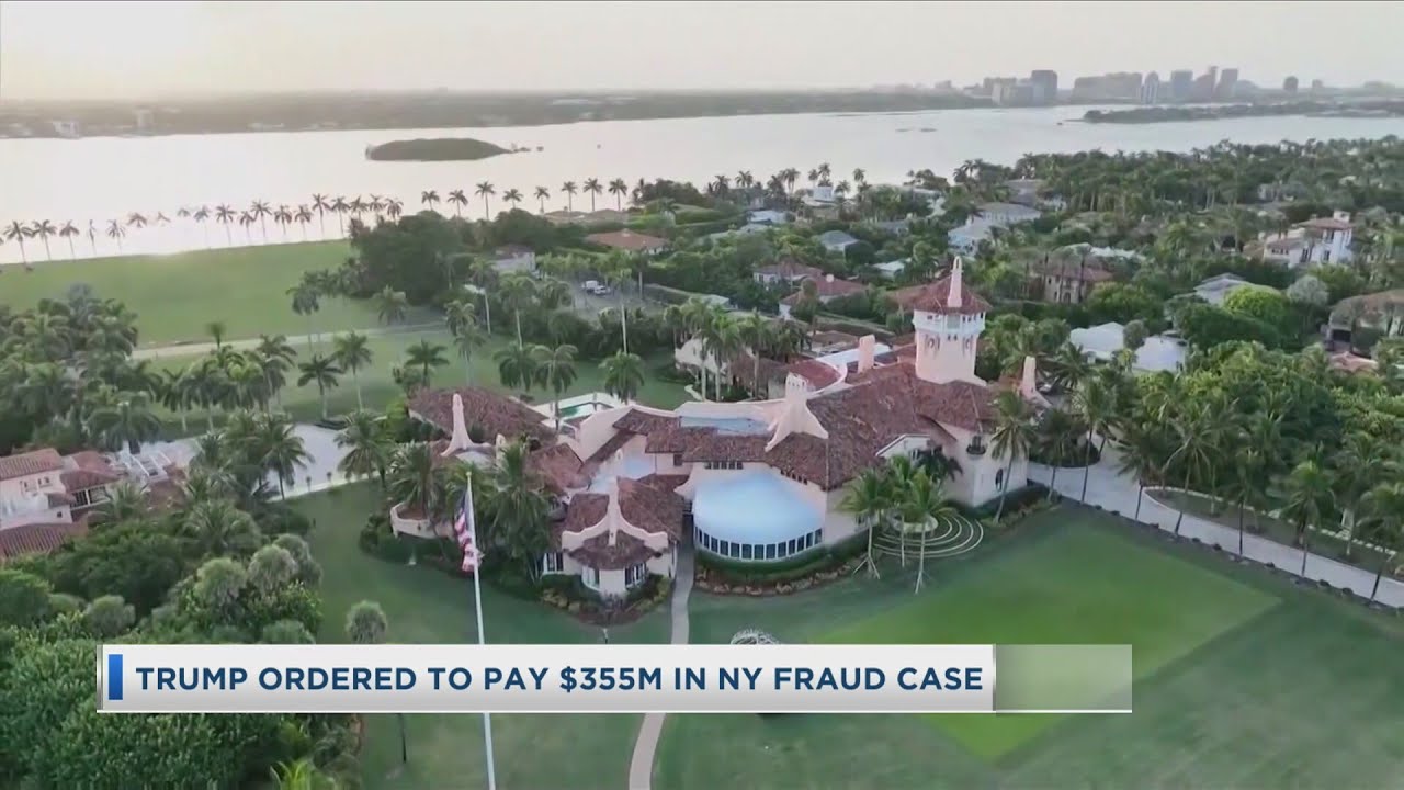 Trump Ordered To Pay $355m In NY Fraud Case - YouTube