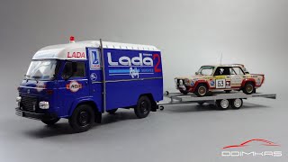 Avia A21F Lada Rally Service Van || IXO Models || Обзор коллекционной масштабной модели 1:43