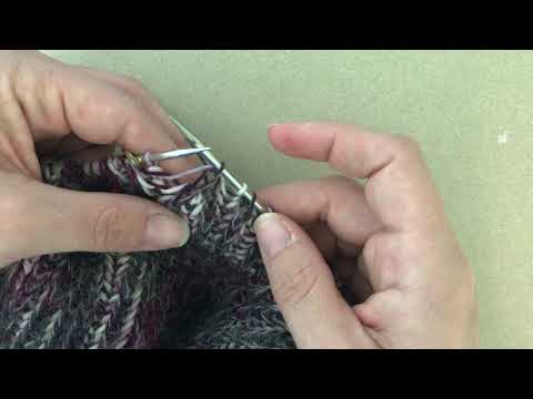 Brssk and Brk2tog - 2 color brioche decreasing