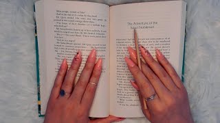 Inaudible Reading ASMR | clicky whispers + tingly mouth sounds