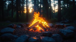 Campfire Serenity: Enjoy Crackling Fire ASMR Sounds, Perfect for Calm & Rest