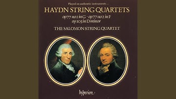 Haydn: String Quartet in D Minor, Op. 103: II. Menuetto ma non troppo presto – Trio