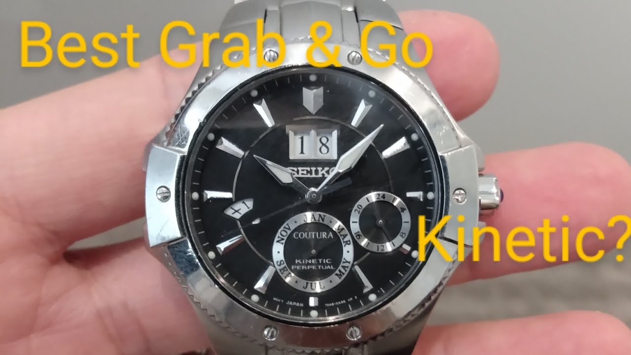 Seiko Kinetic Perpetual SNP007 with Auto Relay review - the best Kinetic? -  YouTube