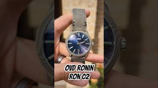 OVD Ronin RON02 Wrist Roll, Damascus and Timascus watch #ovdwatch #ronin #damascus #watch