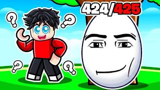 Finding ALL 425 Eggs in Roblox find the eggs..
