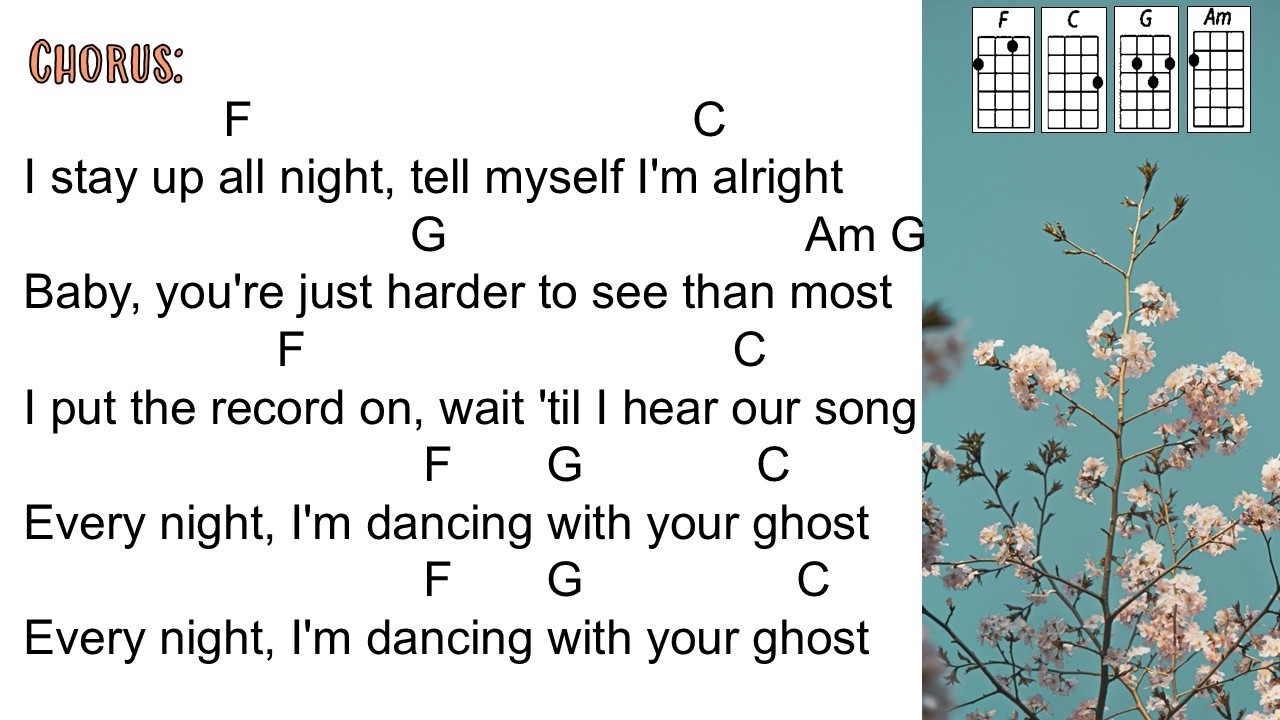 Dancing With Your Ghost - Sasha Alex Sloan (Ukulele Play Along)