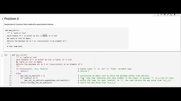 Midterm Problem 6 Video
