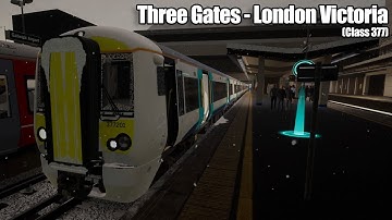 Driving A Class 377 From Three Gates To London Victoria!!