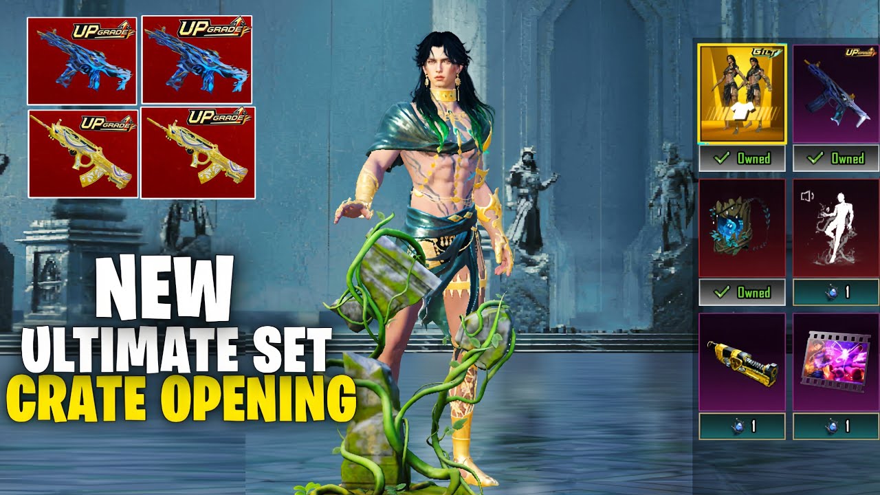 PUBG Mobile New Ultimate Set 😍 Crate Opening Video #PUBGMobile#UltimateSet#CrateOpening#youtubemalik
