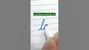 How to write small letter tc | Cursive writing a to z #cursivewriting #handwriting  #shorts #cursive