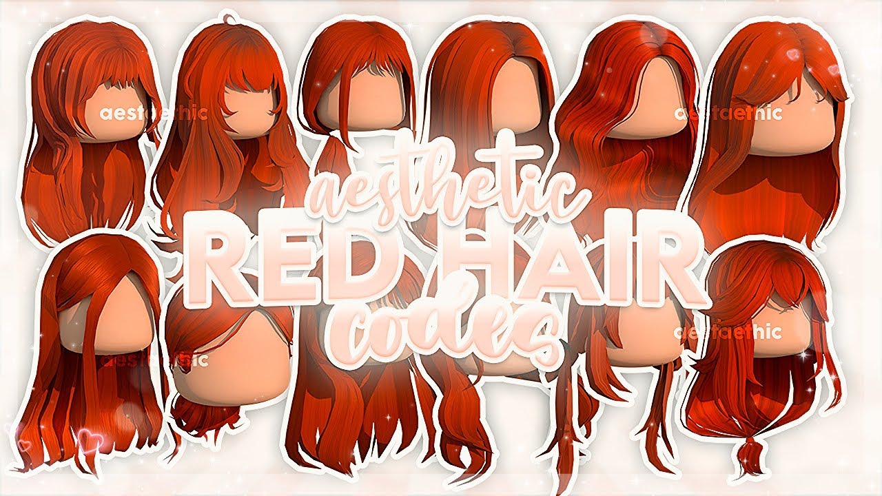 Red Hair Codes Roblox/Bloxburg 