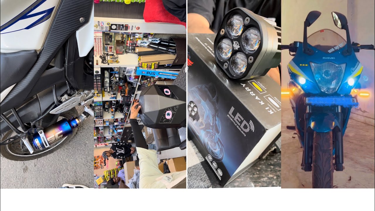 Bike and car accessories in jalandharvariety of exhaustriding