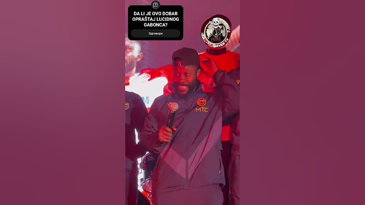 Guélor Kanga: “Dobro veče, thank you guys..” 🎤🔴⚪