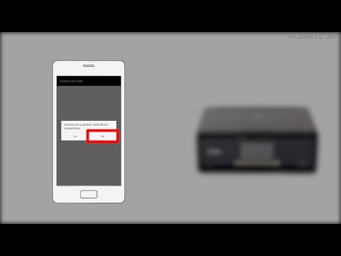 Connecting to a smartphone with Direct Connection (Android) (TS8100 series)