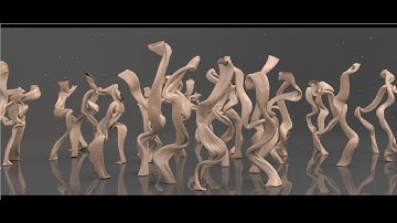 Cinema 4D Tutorial Create a Abstract Lines using X-Particles and Octane Render