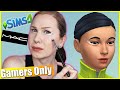 I tried the awful Sp*rm eyeliner by Mac Cosmetics in The Sims 4