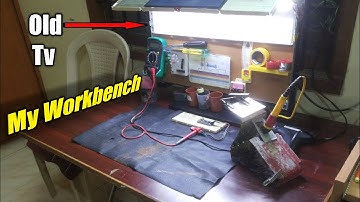 Mini Electronics workbench from Broken LCD TV