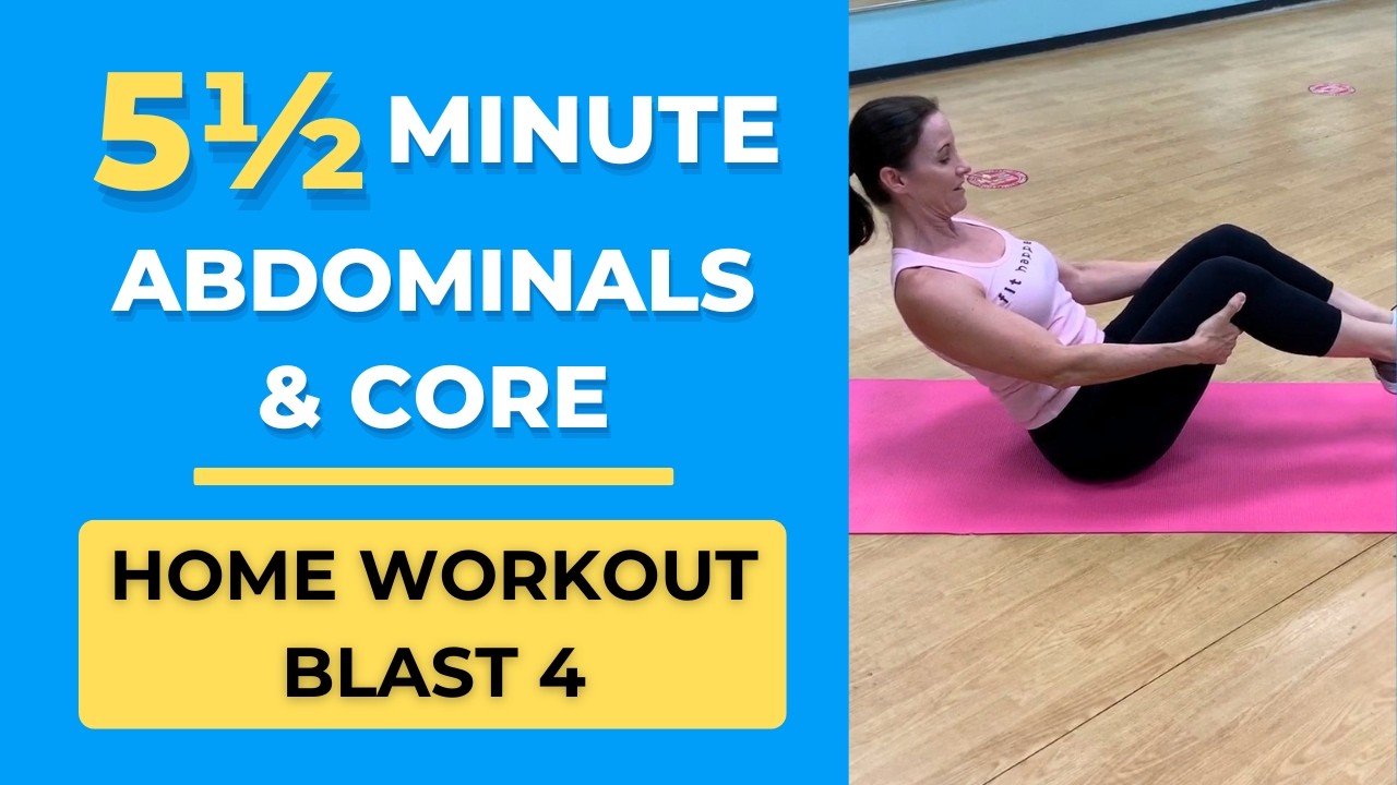 5 1/2 Minute Abdominals & Core Home Workout Blast 4