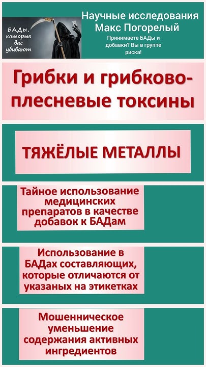 Принимаете БАДы и добавки? Вы в группе риска. - YouTube