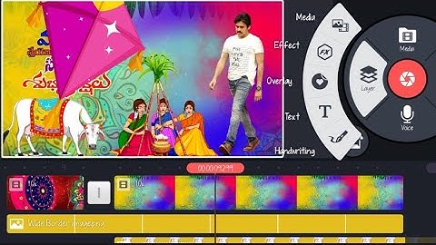 Beautiful WhatsApp sankranthi wishes editing in kinemaster l in this video full explain