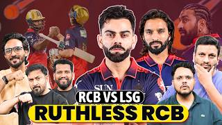 🔴RCB = Ruthless…Cruel…Brutal | Disaster LSG
