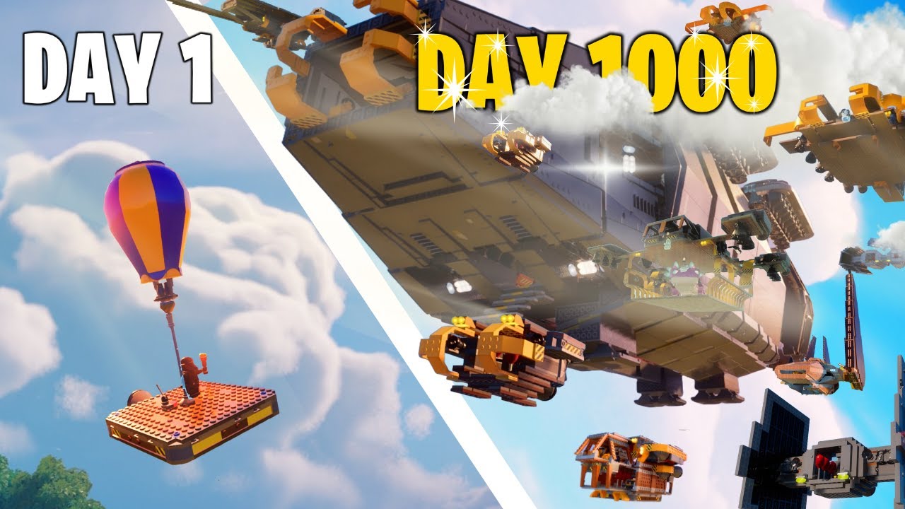 Я потратил 1000 ДНЕЙ на создание транспортных средств в LEGO Fortnite!