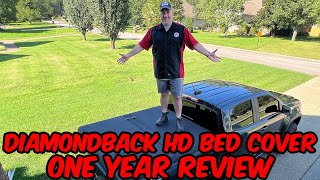DiamondBack HD Truck Bed Cover  ONE YEAR Review!  (Mistakes were made)