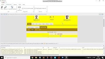 How to scrape Points data from each set in Flashscore Tennis Matches listings