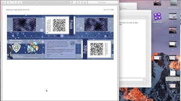 DeepOnion: come importare un paper wallet sul desktop wallet di Macintosh