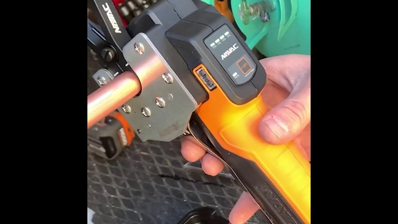 The new and improved NAVAC Cordless Flaring Tool 