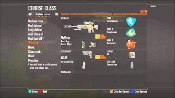 Black ops 2 Try-Hard Class set up