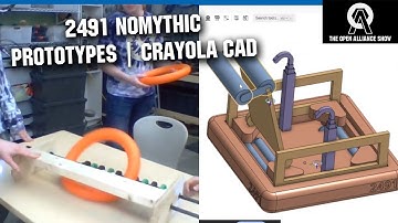 2491 NoMythic | Crayola CAD | Intake & Shooter Prototypes | Objectives | The Open Alliance Show