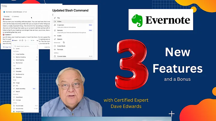 New Features Added to Evernote (Version 10 159 4)