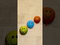 Three Smiley 💕💩🤡💞 Balloons ASMR Popp #youtubeshorts #asmr #satisfying #entertainment #balloon #india