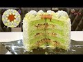 斑斓椰糖椰丝蛋糕食谱|湿润马六甲黑糖香 | Moist Ondeh Ondeh Cake/Pandan Coconut Cake Recipe|Moist Gula Melaka Fragrance