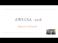 Aws solutions architect  associate 2018