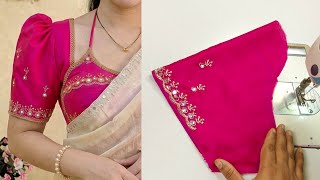Puffy Sleeves Design | Puffy Sleeve Cutting and Stitching | Designer Blouse Sleeve Design