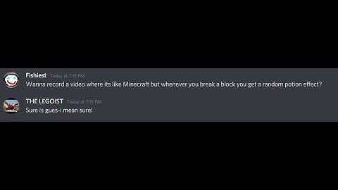 Minecraft, but every block you break you get a random potion effect