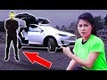 FOUND MY STOLEN TESLA & BREAKING IN (Mystery Hacker Drone)