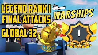 Boom Beach Warships Season 11 Legend Rank I 88/120 Stars Global 32