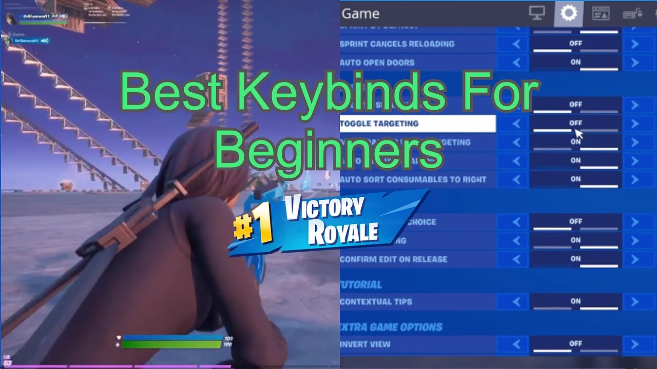 The *PERFECT* Keybinds For Beginners - Keybinds for Small Hands - Updated  Fortnite Guide - YouTube