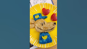 Dog Man Movie & Book -Inspired Food Art Idea! #shorts #dogman #foodart