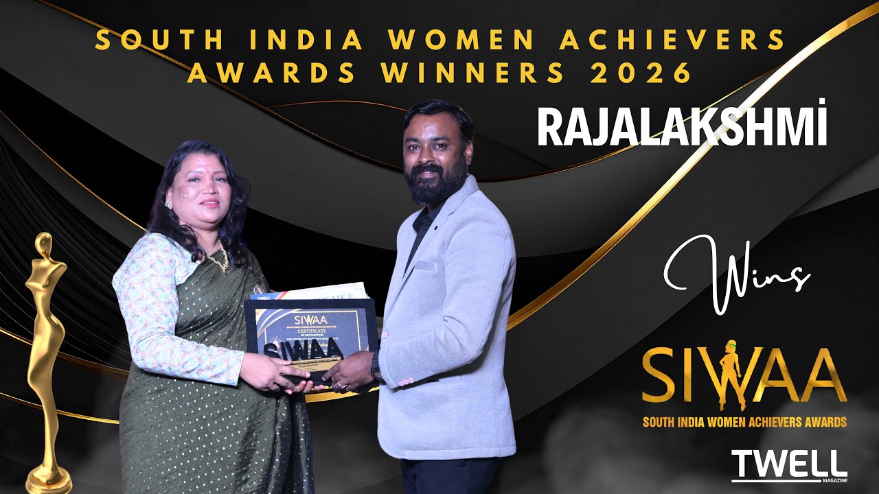 Rajalakshmi: Beauty & Wellness Expert Wins Beauty & Wellness Award | SIWAA 2026