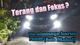 Pasang Lampu TURBO LED T1 H4 Avanza 6000K Lebih Terang Dan Lebih Fokus?