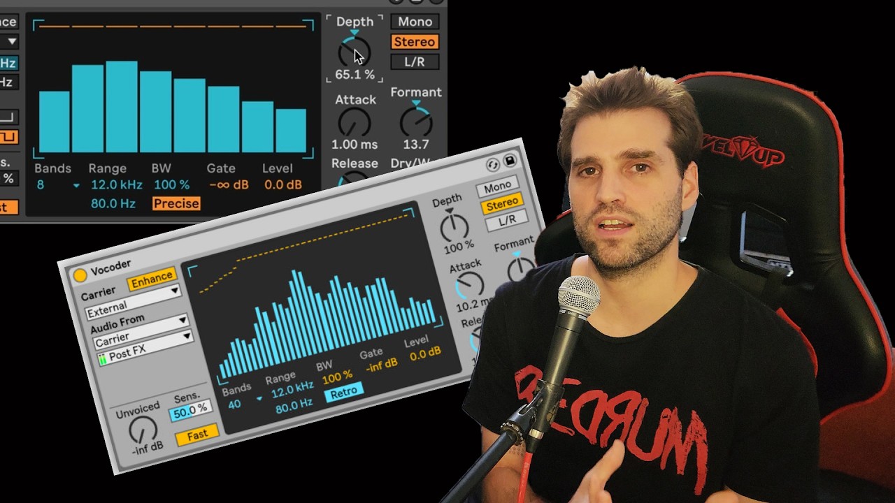 Texturas y Ritmos complejos/experimentales con VOCODER para Techno